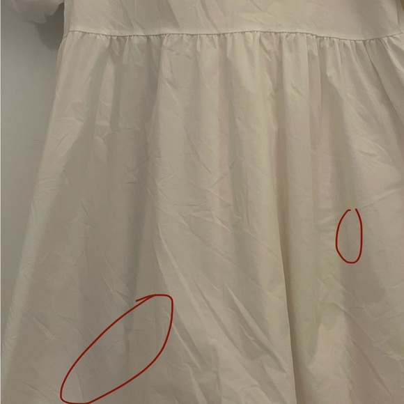 Oak and fort white puff sleeve mini dress - Picture 7 of 8